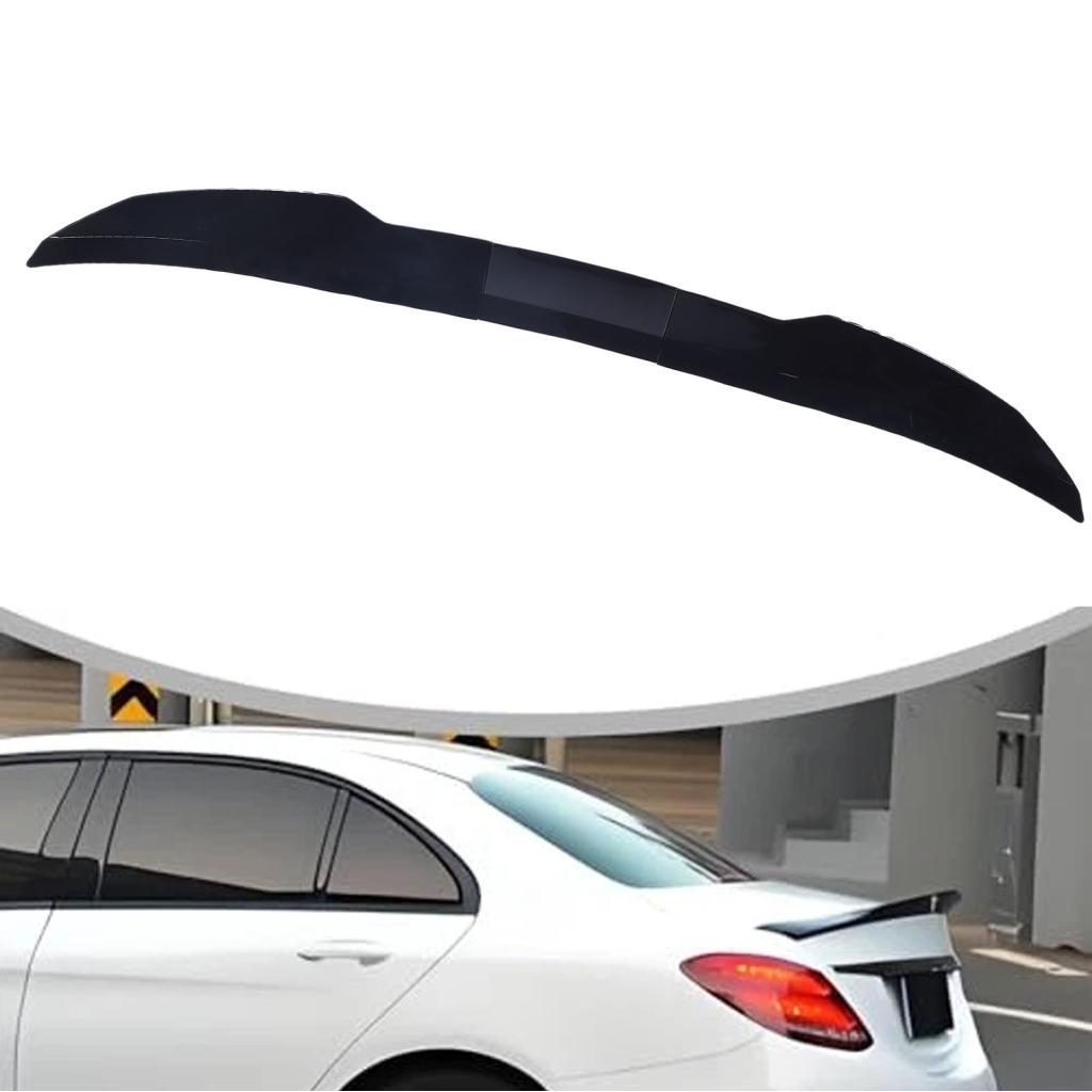 Mulcort carro traseiro spoiler cauda 117 128 cm asa de modificação ajustável com fita dupla face automotiva super forte