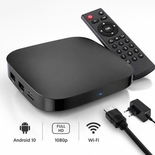 kit 3 Smart TV Android 10 4K Ultra HD Wi-Fi Smart TV Quad Core Box DC400