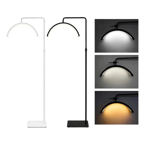 Luminária Led Meia Lua Maca Estética Maquiagem Em 3 Cores