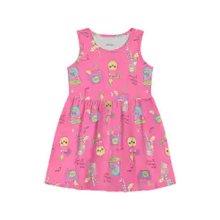 Vestido Regata Infantil Menina Delicado Elian Rosa