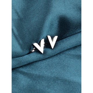 Brincos minimalistas com letras em V pequenos, brincos para meninas, joias de Metal exclusivas e não desbotadas, brincos