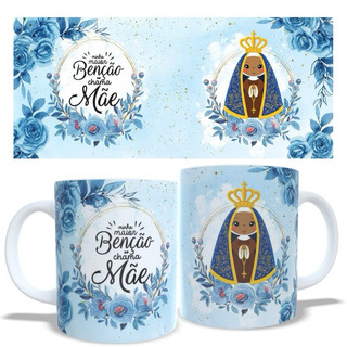 NOSSA SENHORA CANECA DE PORCELANA 325 ML