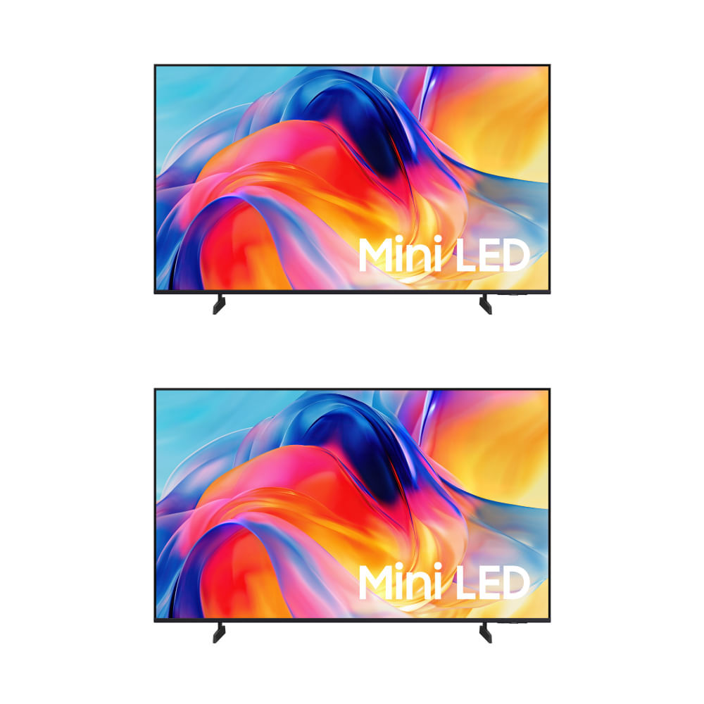 Samsung Smart TV 65" MiniLED 4K M75H  + Samsung Smart TV 50" MiniLED 4K M75H