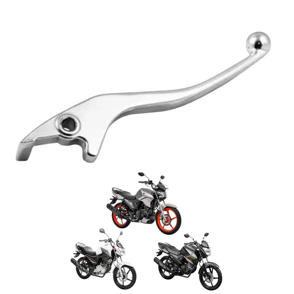 Manete Freio Original Lado Direito Polido Spec Fazer 150 Factor 150 Factor 125 2017 2018 2019 2020