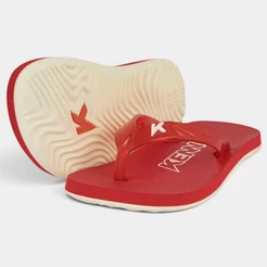 Chinelo Infantil Kenner Summer Kids - Vermelho e Branco