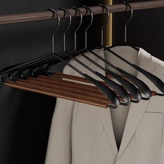 Log cabide de ferro textura de Metal ombro largo cabide de roupas loja de roupas calças domésticas Rack multifuncional l