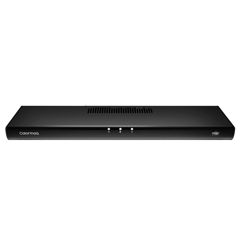 Imagem Depurador de Ar 60 cm de Parede Colormaq DC60CPFCNAC com Iluminação Embutida Preto Fosco Bivolt