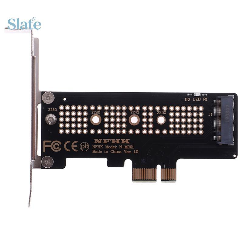 Slate NVMe PCIe M . 2 NGFF SSD Para Placa Adaptadora x1 Com braet Novo