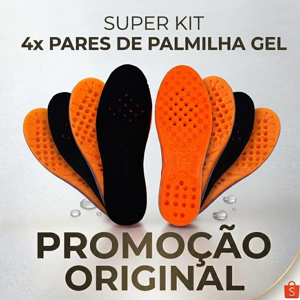 Palmilha de gel ortopedica pu confortável macia ideal para quem trabalha em pé muitas horas botas botinas tênis