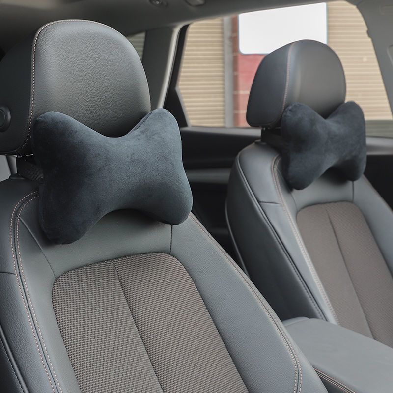 Novo encosto de cabeça do carro espuma de memória travesseiro de pescoço de carro estilo de negócios travesseiro de carr