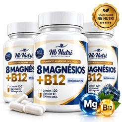 Fórmula 8 em 1 + Vitamina B12 Metilcobalamina NB Nutri 120 Cápsulas 500mg