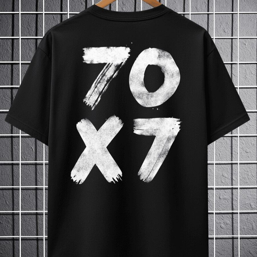 Camiseta Cristã Perdoe 70x7 Catolica Evangelica Camisa Blusa Unissex Masculino Feminino Streetwear Lançamento Plus Size