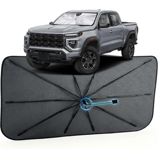 Guarda-sol para para-brisa de automóveis, compatível com o GM Canyon dos modelos 2023-2026, com ajuste perfeito na propo