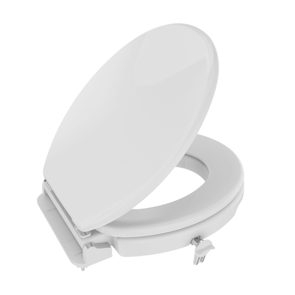 Assento Sanitário Elevado Almofadado 7,5 cm para Vaso Sanitário Branco Astra
