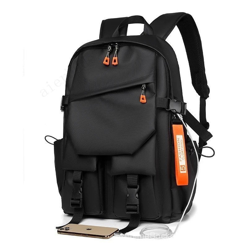 Mochila Masculina de Luxo Mochila de Alta Qualidade 15.6 Laptop Mochila de Viagem Impermeável Mochilas Escolares de Moda — Oferta Verificada