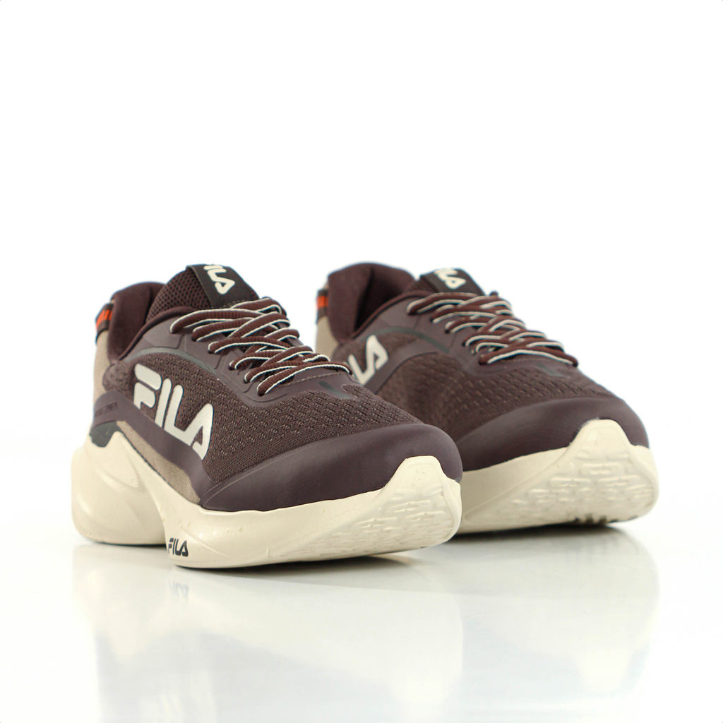 Tênis Fila Progress Lite 2 Marrom e Bege - Masculino — imagem 2 de 2