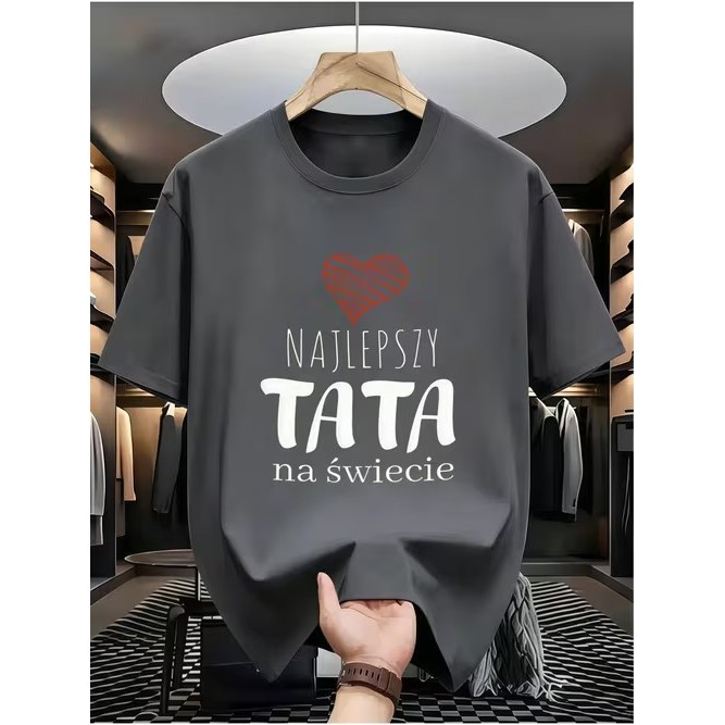 Camiseta Masculina Manga Curta Estampada Coração Vermelho Confortável Moderna Premium Estilosa Moda Casual Tendência