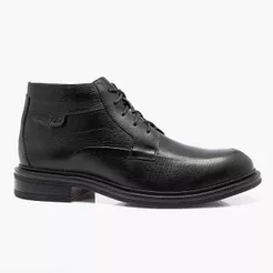 Bota Masculina Doha Couro Preto
