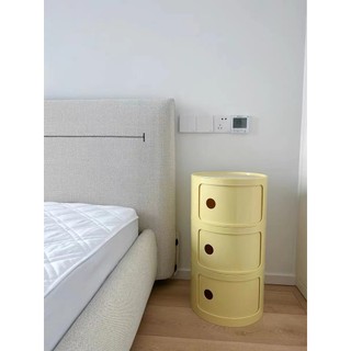 Ass mãe influenciador nórdico mesa de cabeceira moderno simples multicolorido estilo europeu redondo criativo pequeno ar