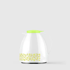 Bule Viena Baby 400ml com Gatilho Flores Verde Lime Invicta
