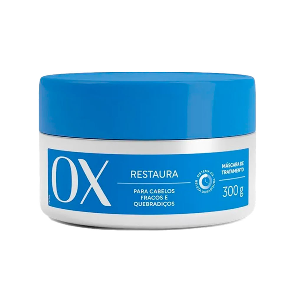 Kit Ox Shampoo 375ml e Condicionador Restaura 170ml Mais Máscara Ox Restaura 300g · foto 2