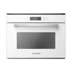 Micro-ondas Brastemp Vitreous de Embutir 40 Litros Branco com Grill - GMT40AB