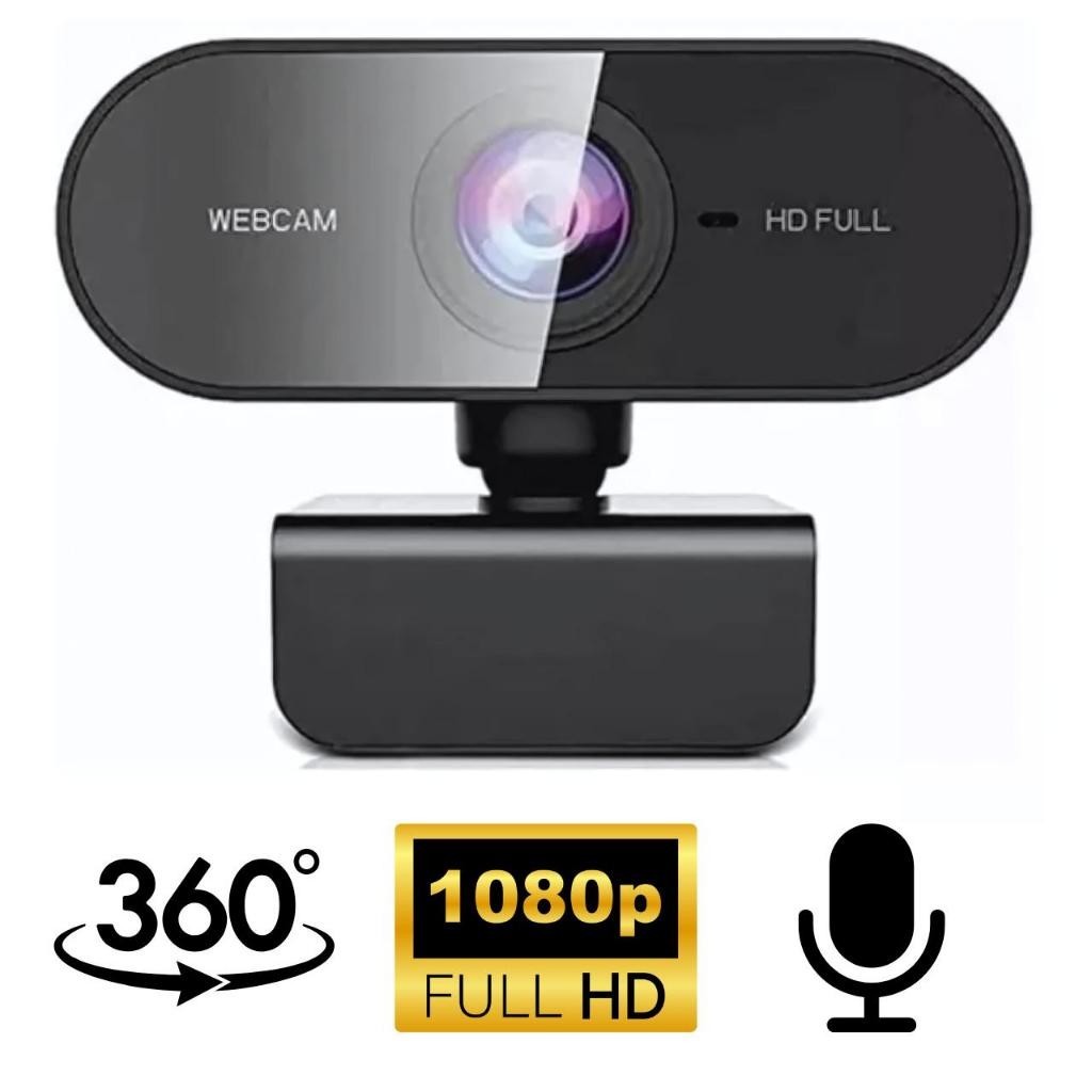 Webcam Câmera Full Hd 1080p Microfone Pc Notebook Home Office Webcam Câmera Full Hd 1080p Microfone Pc Notebook Home Office