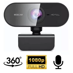 Webcam Câmera Full Hd 1080p Microfone Pc Notebook Home Office