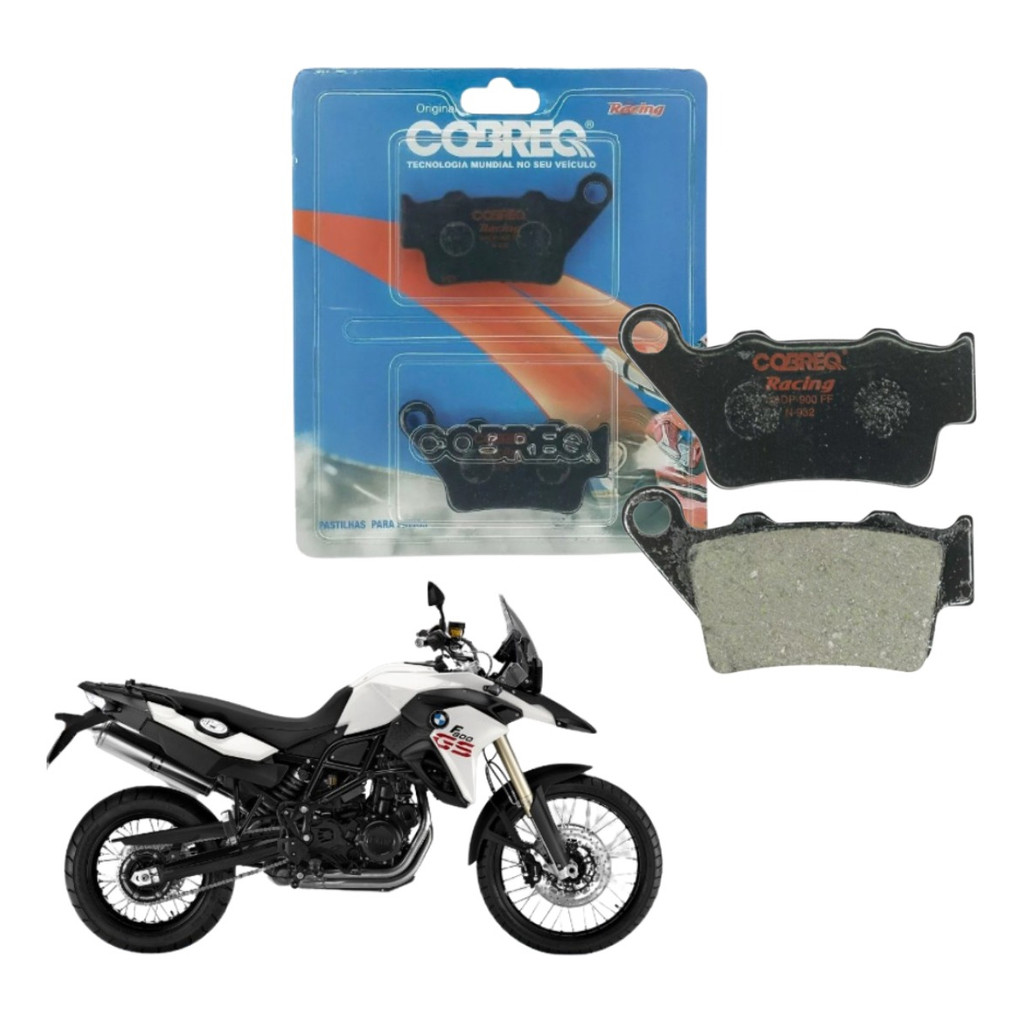 Pastilha De Freio Traseira Bmw F800 2007 2008 2009 2010 2011 2012 2013 2014 A 2025 Original Cobreq