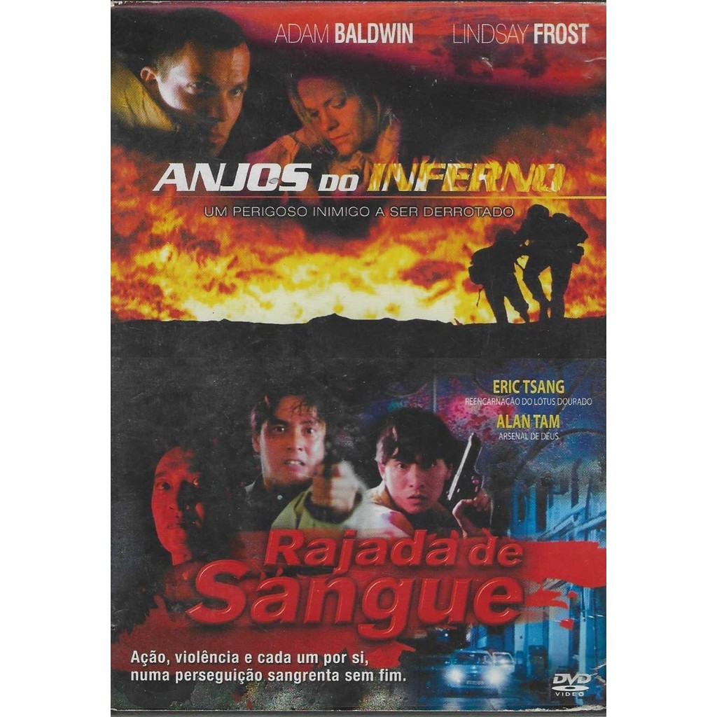 Dvd - Anjos Do Inferno + Rajada De Sangue - Lacrado