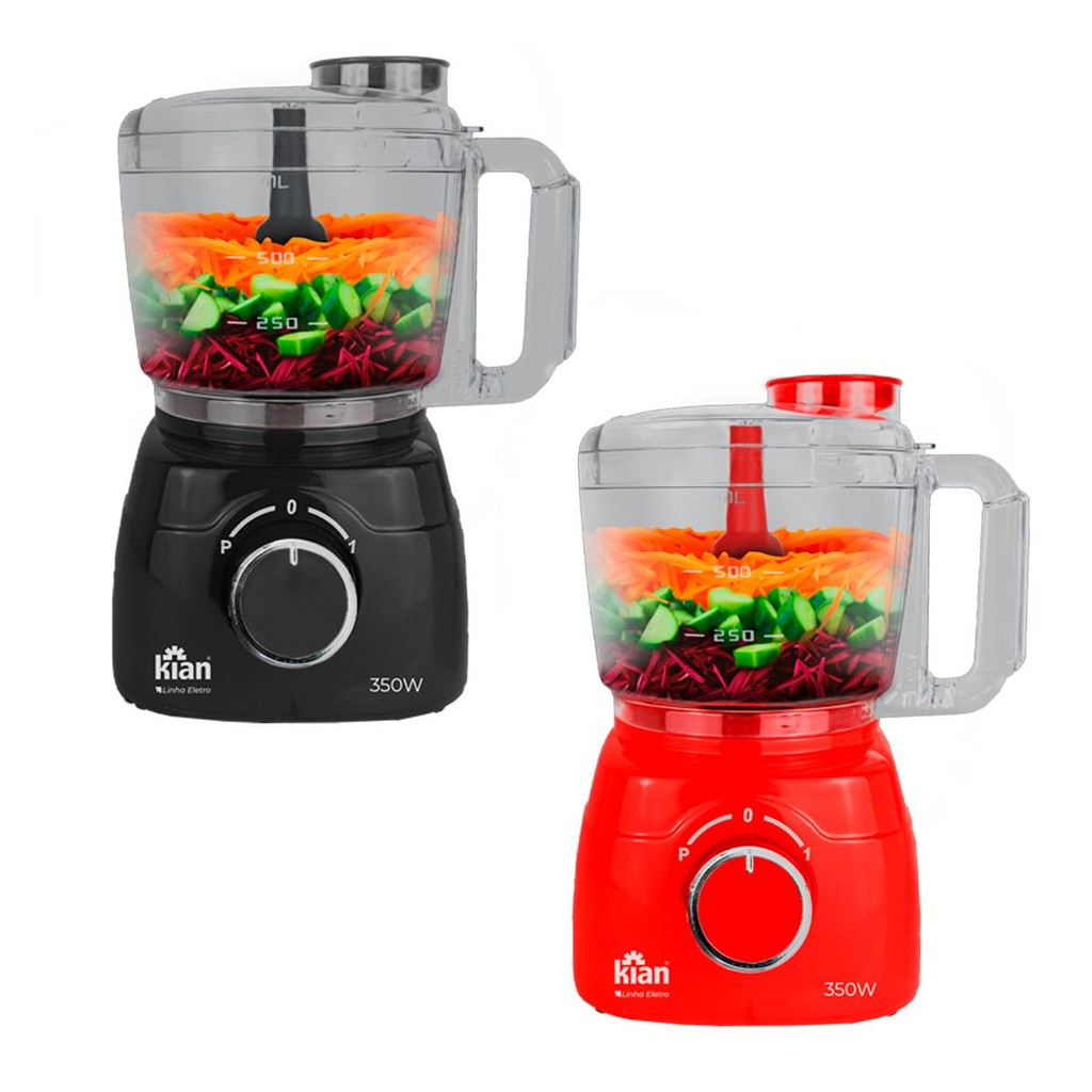 Processador de Alimentos Turbo 1L 350W - Kian em Oferta na Shopee