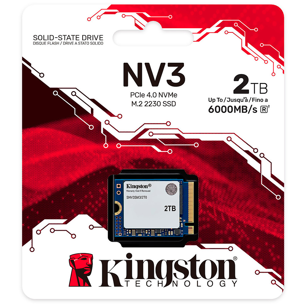 SSD M.2 2TB KINGSTON NV3 MINI NVMe PCIE SNV3SM3/2T0 6000/5000 MB/s