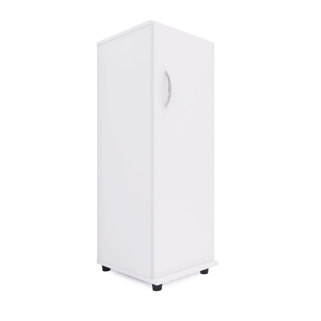 Armário Multiuso Lavanderia C/ 1 Porta Organizador Área de Serviço c/ Prateleiras Internas P/Quarto