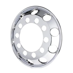 Calota Roda Dianteira Cromada Strong Aro 22,5MM Caminhão