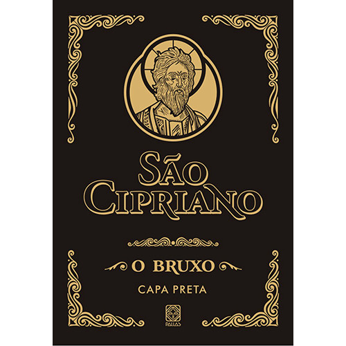 Livro São Cipriano, o bruxo (capa preta) - Novo DFP