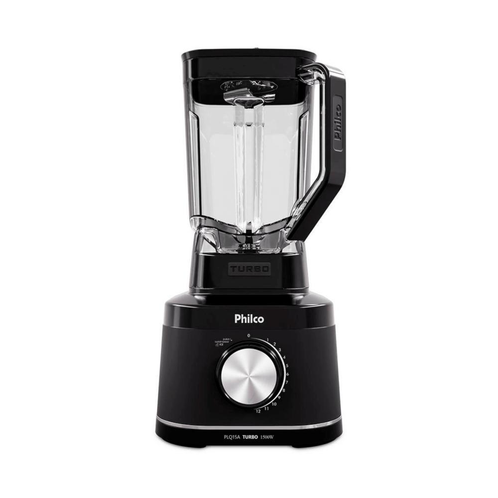 Liquidificador Philco PLQ15A 1500W Preto 12 Velocidades Potente e Versátil para Cozinha 220V