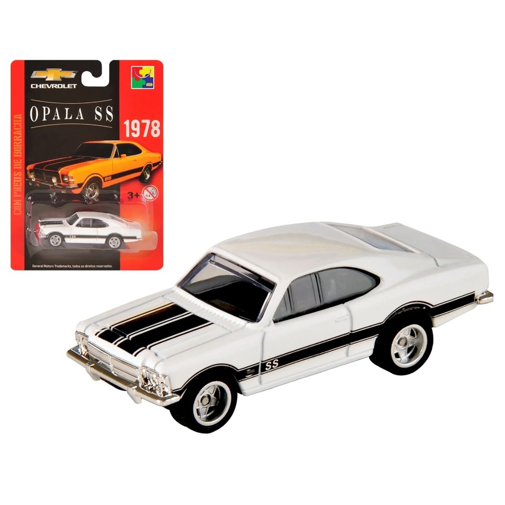 Opala SS 1978 Chevrolet Branco 1:64 Miniatura CKS
