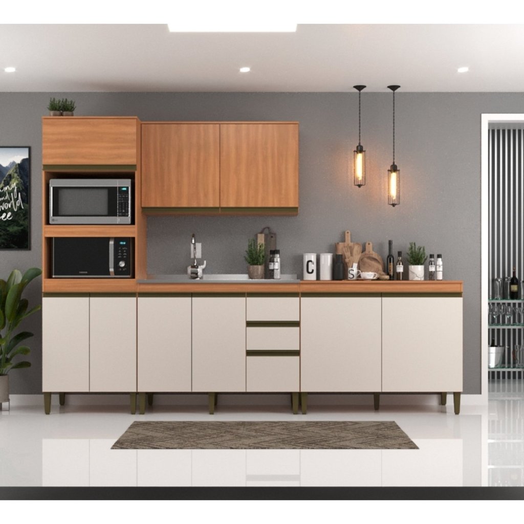 Cozinha Compacta 4 Peças com Torre Quente Cecília Lisa em Oferta na Shopee