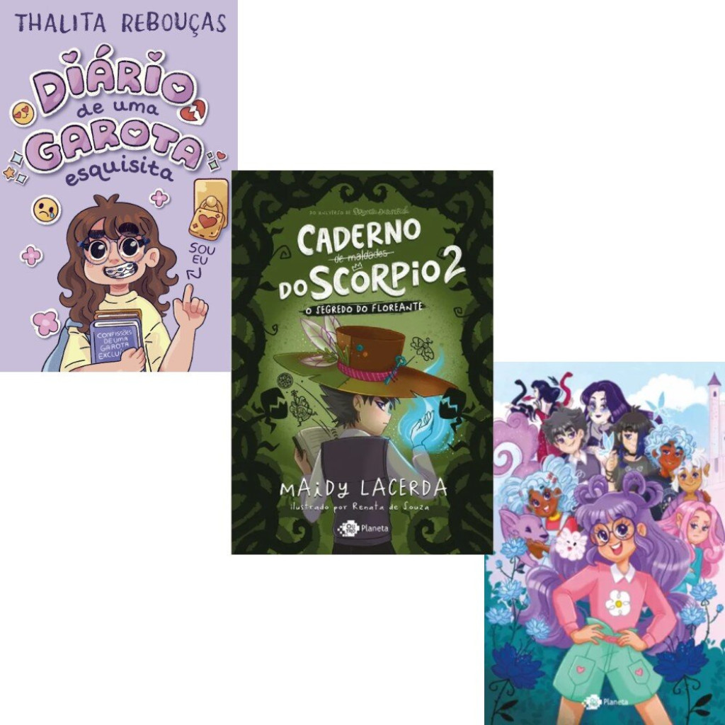 Kit Diários: Garota Esquisita + Box Princesa Desastrada + Caderno de Maldades do Scorpio 2 (3 Vol)