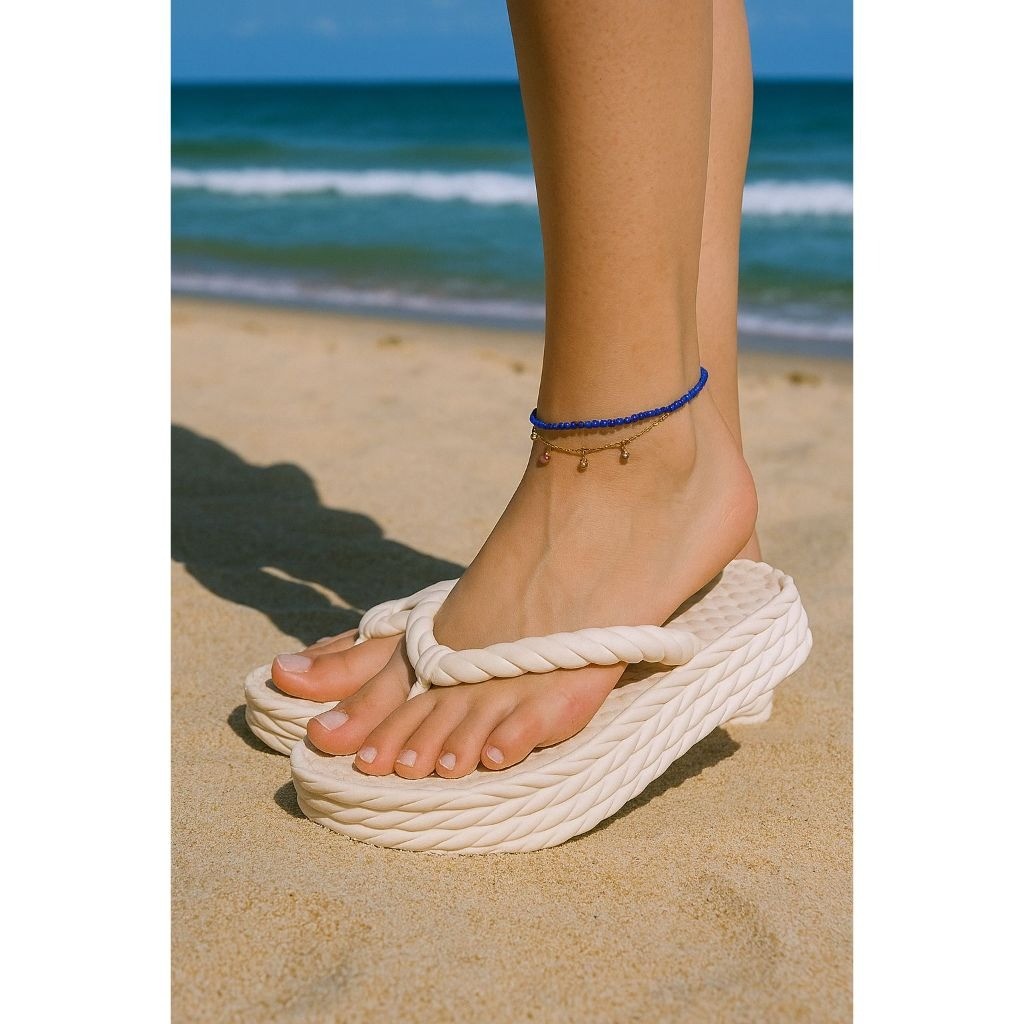 Sandália Trança Feminina Summer Comfort elegante casual moda praia