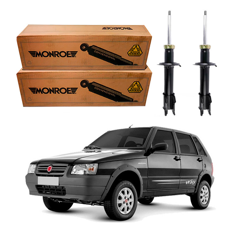 Par Amortecedor Dianteiro Monroe Uno Way 1.0 2008 A 2013 em Oferta na Shopee