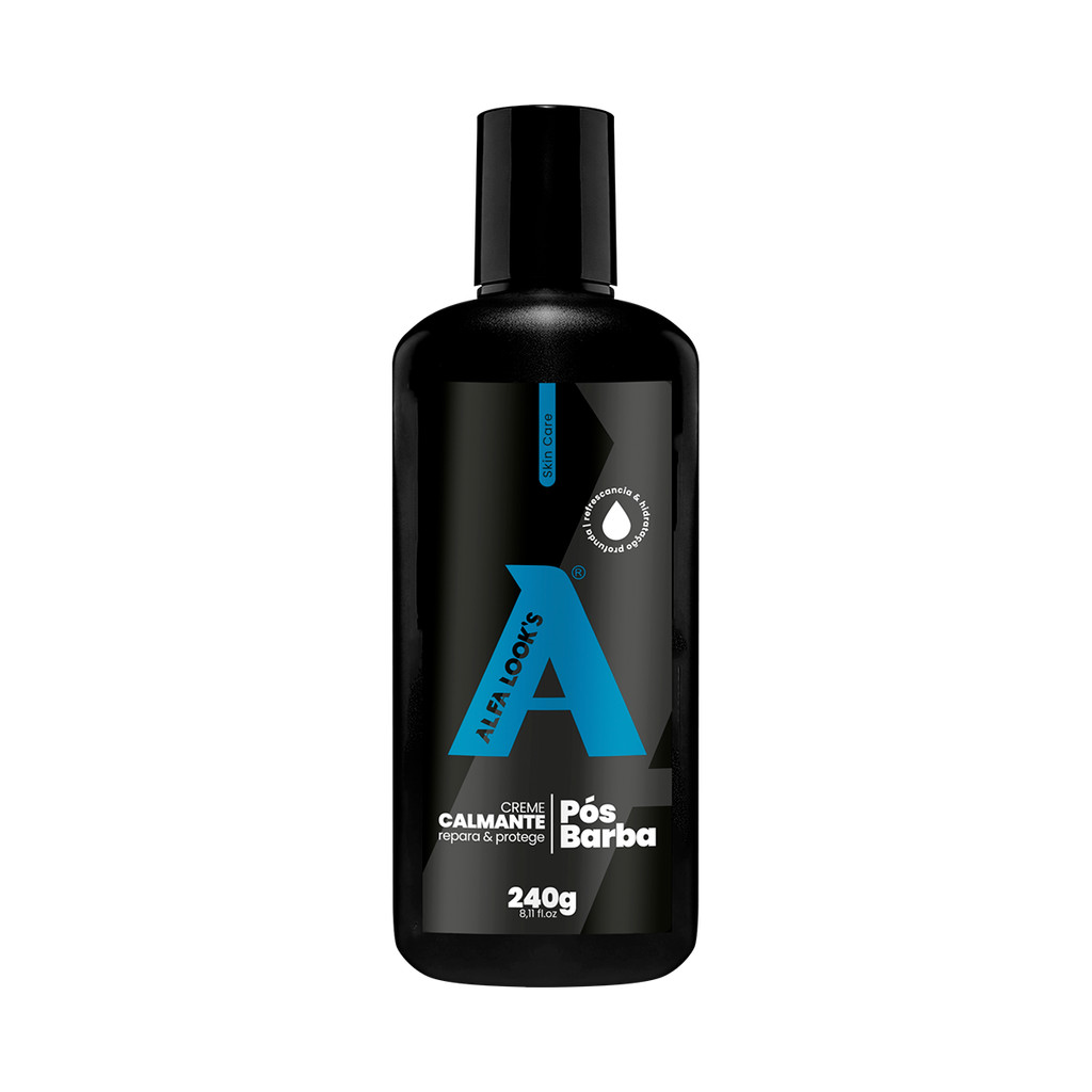 CREME CALMANTE PÓS BARBA - ALFA LOOK'S 240G
