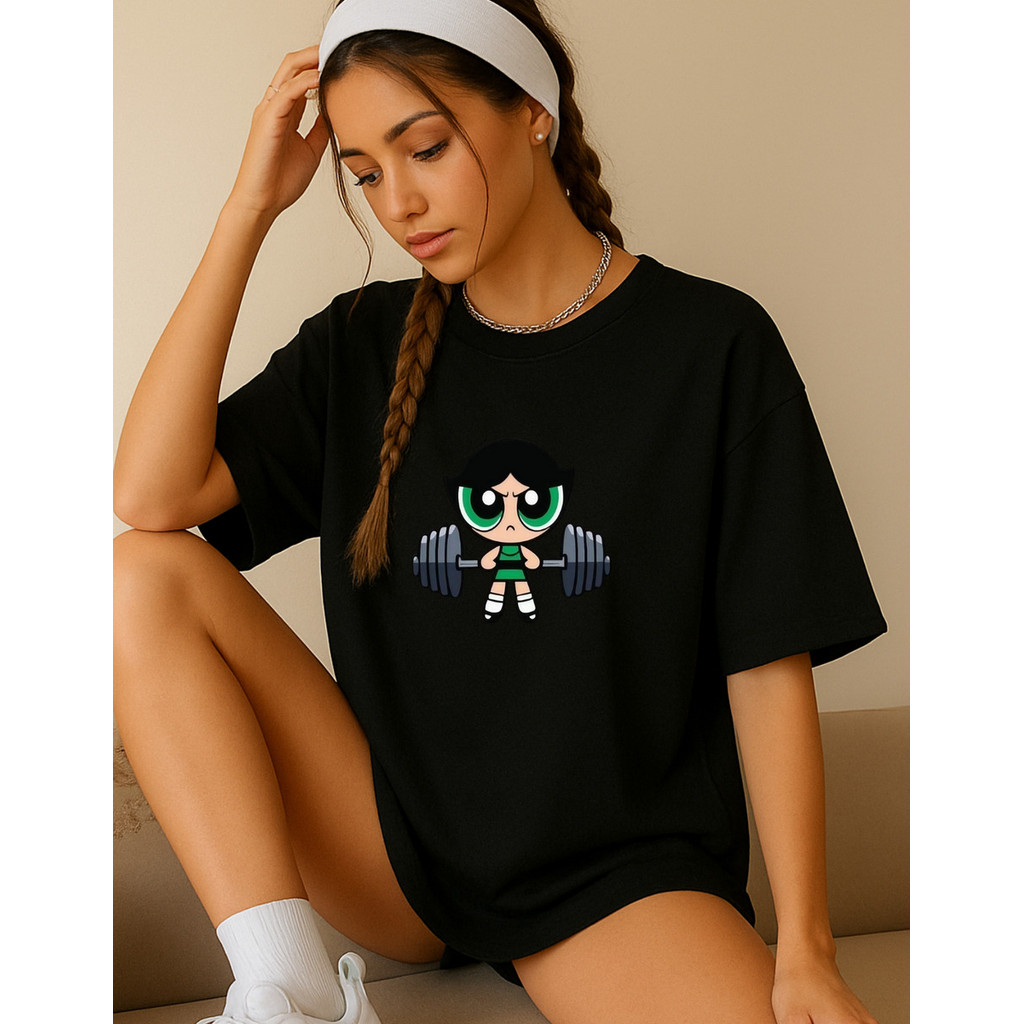 Camiseta Feminina T-shirt Superpoderosa Academia Treino Gym