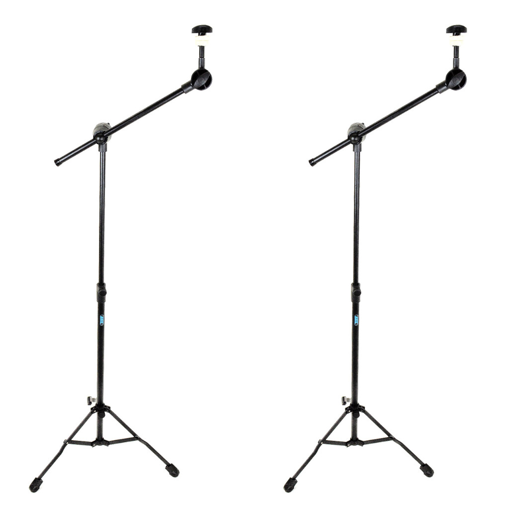KIT 2 PEDESTAL PRATO DE BATERIA ASK B12G ESTANTE GIRAFA