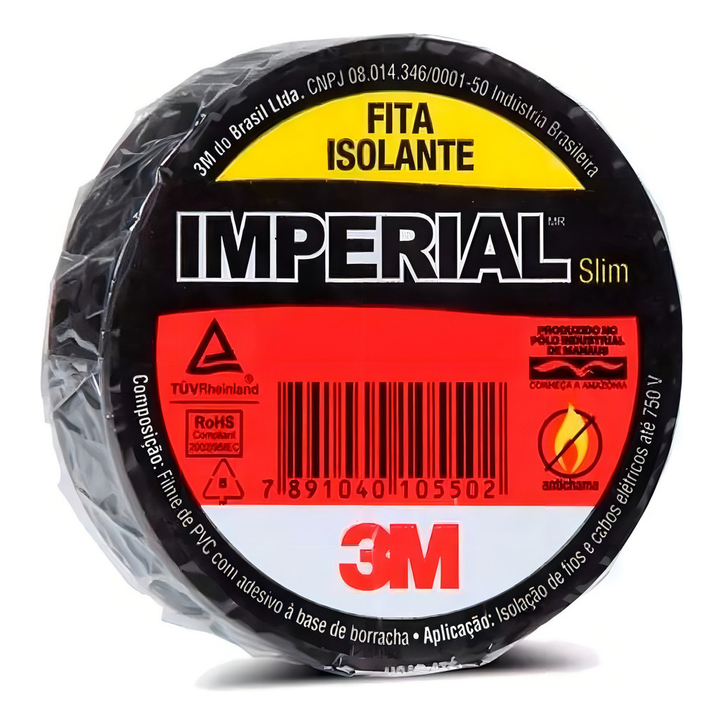 3m Fita Isolante 18mm Por 10 Metros Imperial