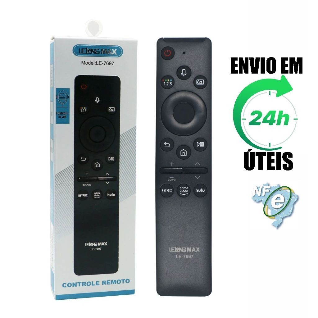 Controle Remoto Compatível com Samsung Smart TV 4k UN40K6500AG UN40K6000AG UN40K
