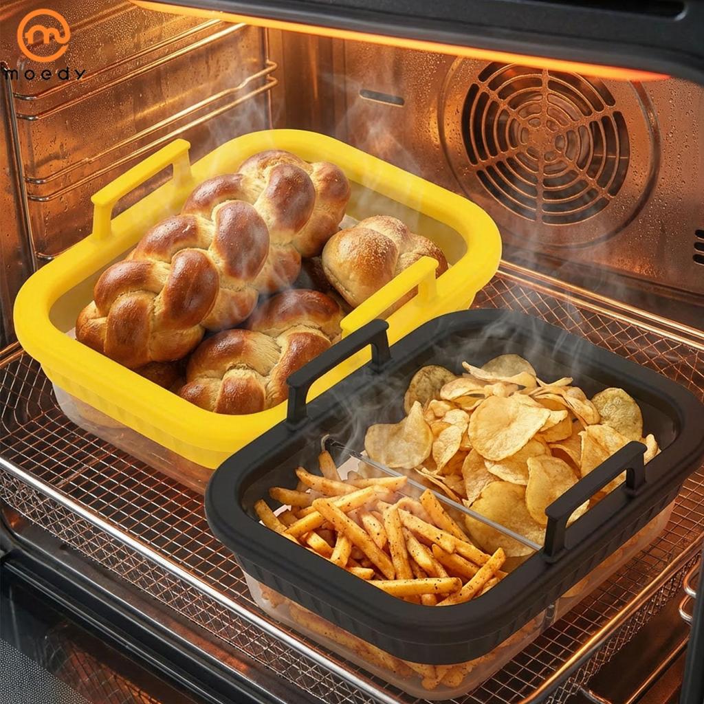 Prato De Vidro Retangular Para Fritadeira De Ar , 2 Peças , AF500EU/SL400EUCP/SL400EU 1100 ml , Forro SHOPSKC1362