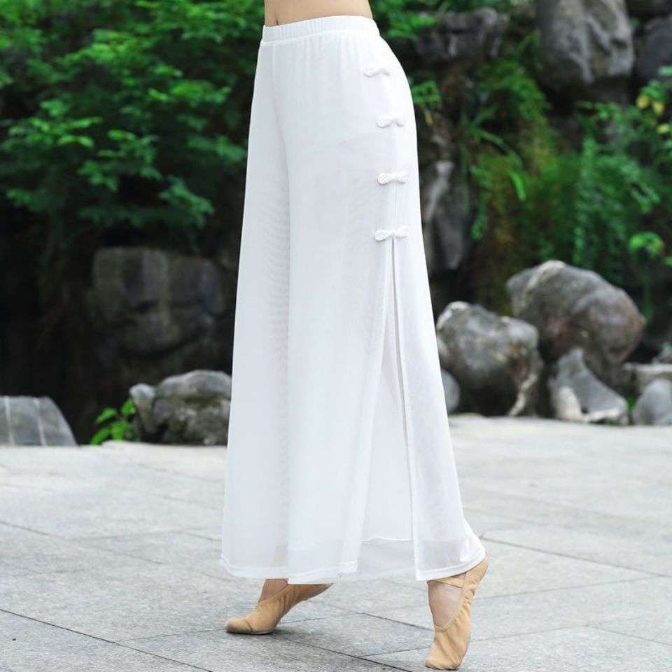 Primavera verão dupla camada roupas de dança clássica feminina elegante prática roupas rima gaze roupas modernas dança é