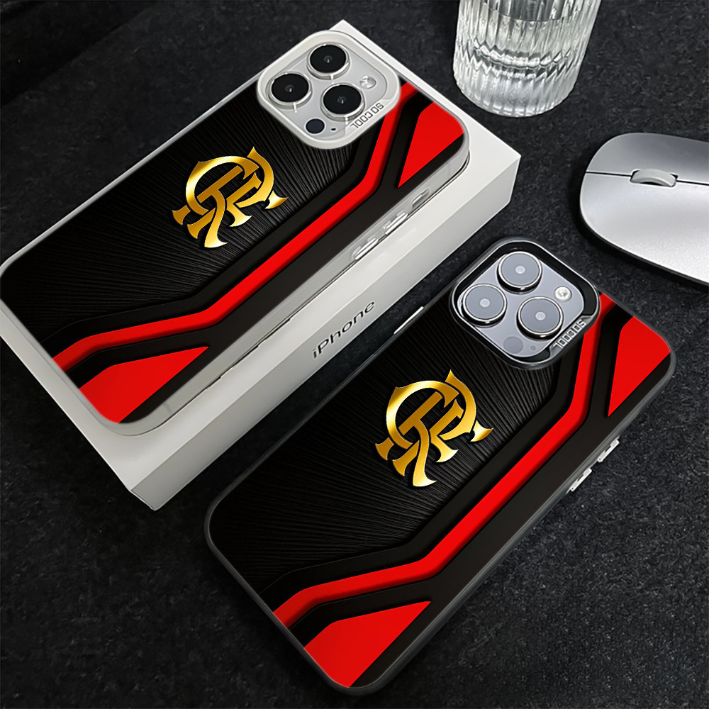 Verso Brilhante Com Textura Metálica Capa Capinha Para iPhone 7 8 14 15 16 Plus