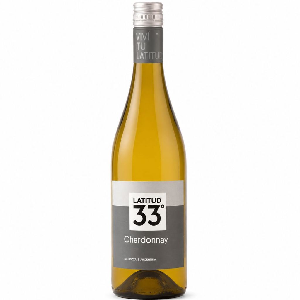 Vinho Argentino Branco Seco Latitud 33° Chardonnay Chandon 750ml